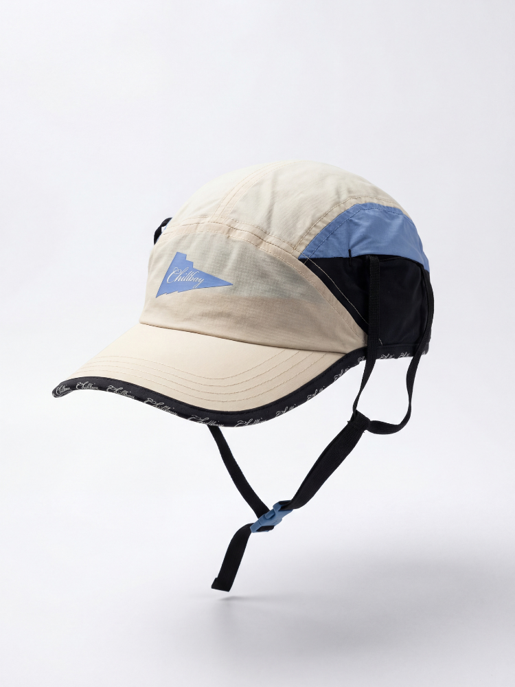 Quick-Dry Adjustable Colorblock Surf Cap with Chin Strap – Unisex | ChillHang