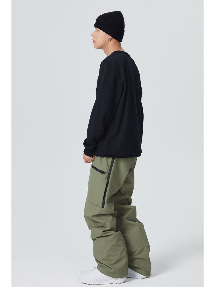 Side Zipper Snow Pants - Men's | Searipe