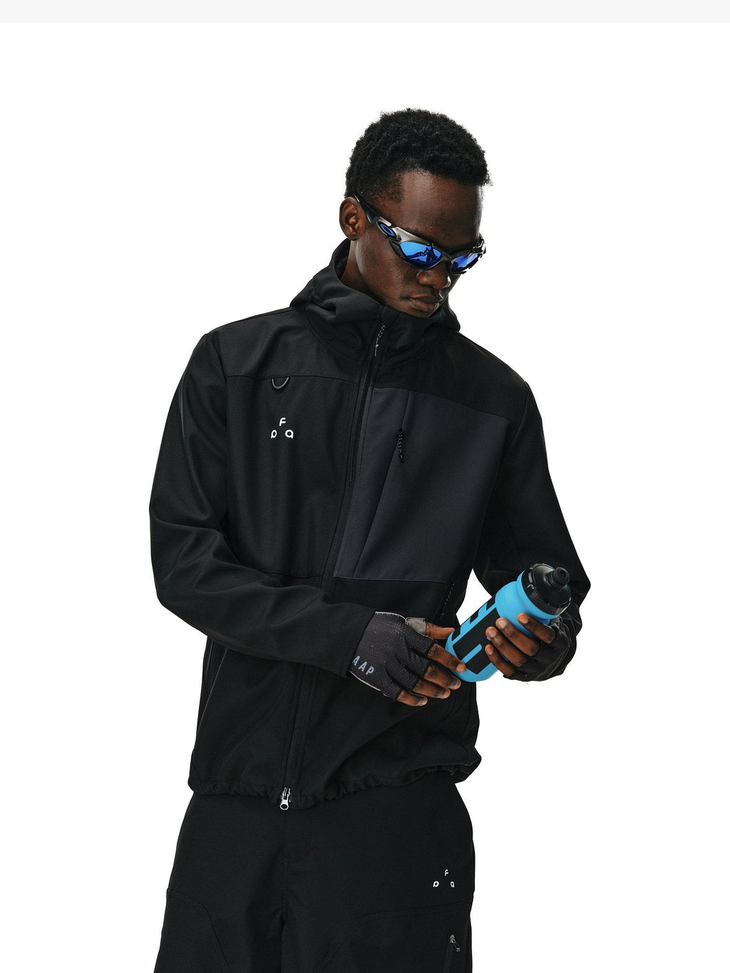 Color-Block Water-Repellent Softshell Hooded Jacket – Unisex | FPA