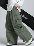 20K Baggy Loose Fit Cargo Snowboard Pants - Unisex | Gsou Snow
