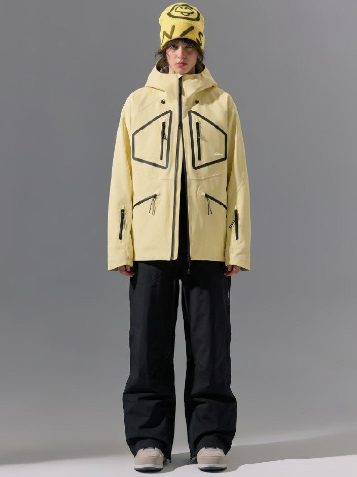 10K 3L Reversible Reflective Ski Jacket – Unisex | NowInSnow