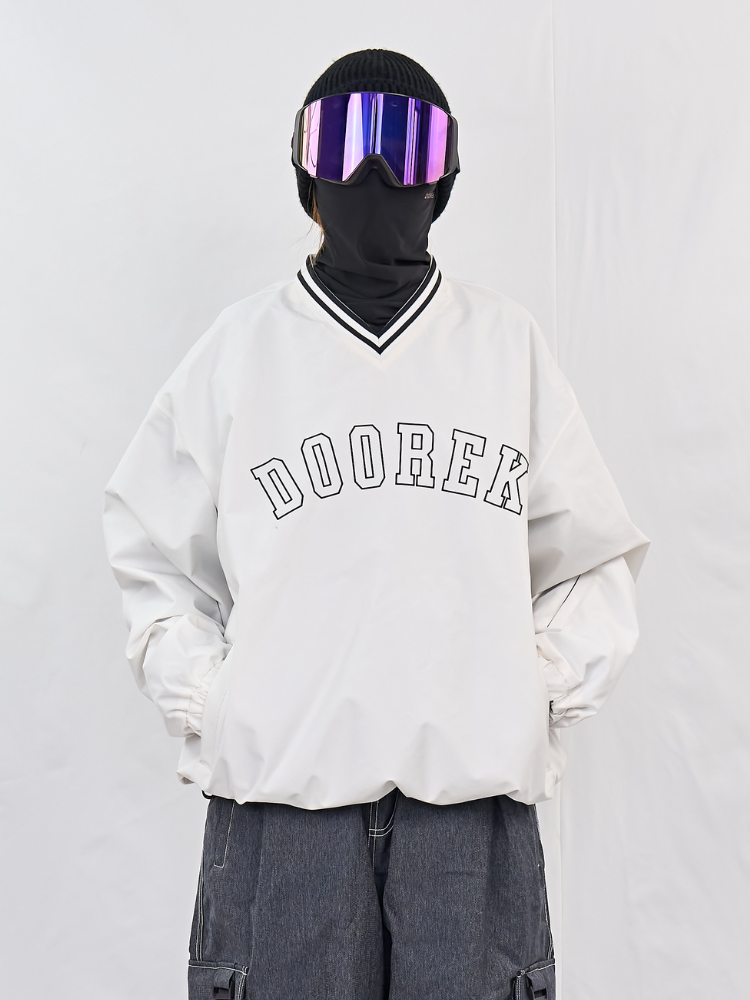Baseball V-Neck 15K/10K Ski Pullover - Unisex | Doorek