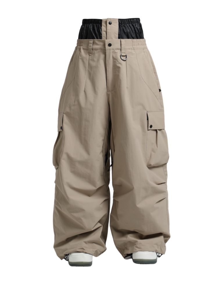 20K Baggy Loose Fit Cargo Snowboard Pants - Unisex | Gsou Snow