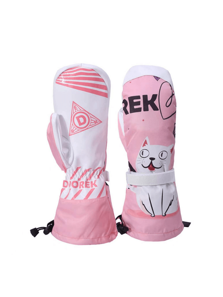 Shaped Long Mittens | Doorek