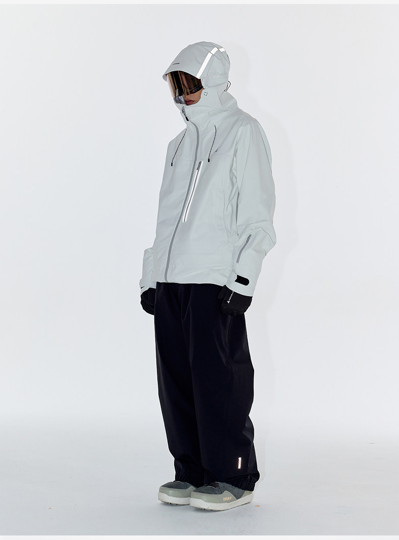 3L RECCO 21K Waterproof Ski Shell Jacket – Unisex | NANEND