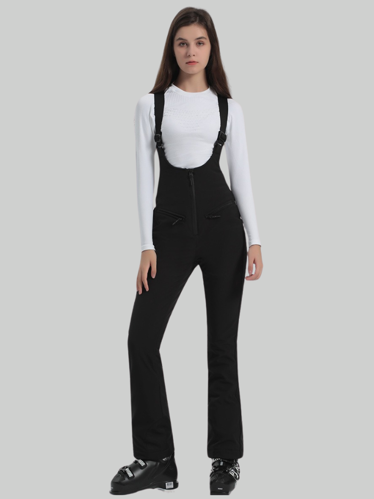 [Clearance] Trendy Slim Fit Snow Bibs - Women's | Gsou Snow