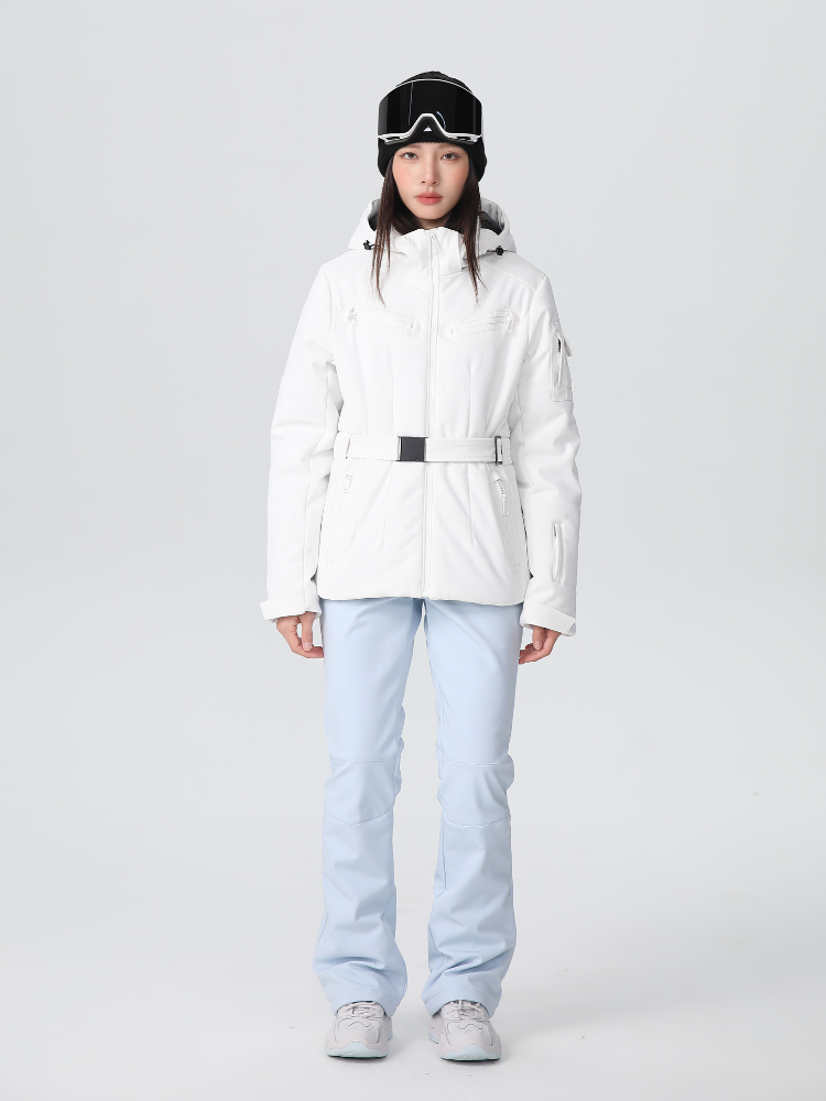 Chic Grid Insulated Ski Jacket - Women's | Searipe