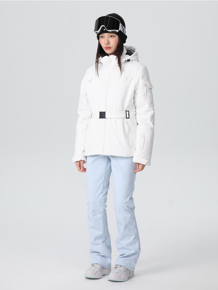 Chic Grid Insulated Ski Jacket - Women's | Searipe