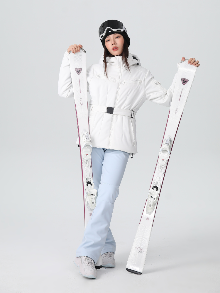 Chic Grid Insulated Ski Jacket - Women's | Searipe