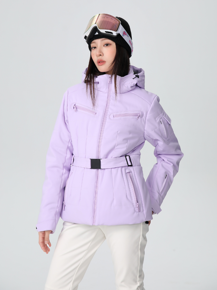 Chic Grid Insulated Ski Jacket - Women's | Searipe