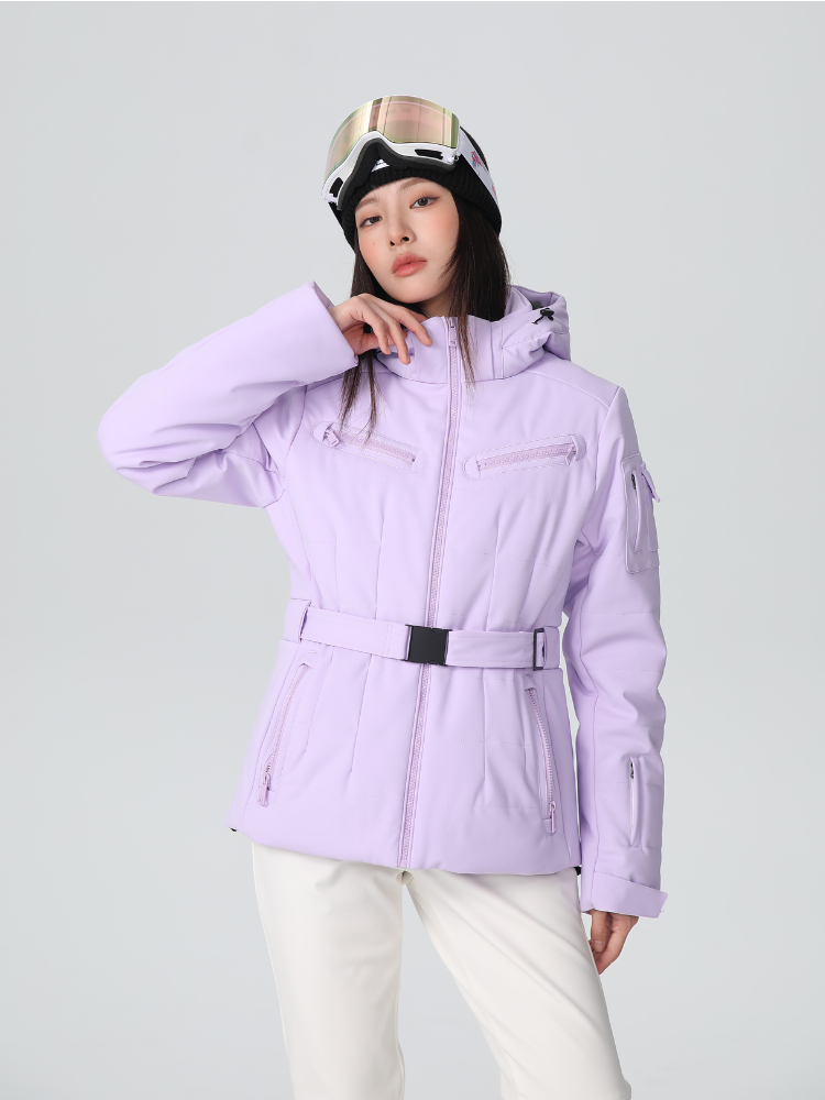 Chic Grid Insulated Ski Jacket - Women's | Searipe