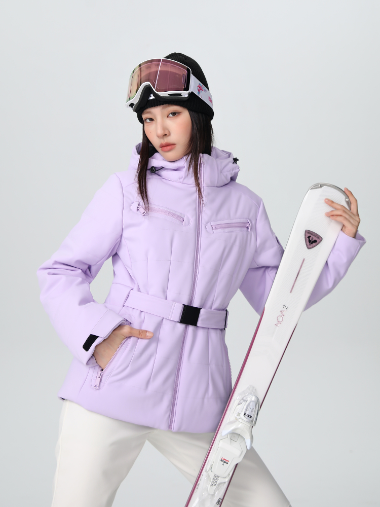 Chic Grid Insulated Ski Jacket - Women's | Searipe