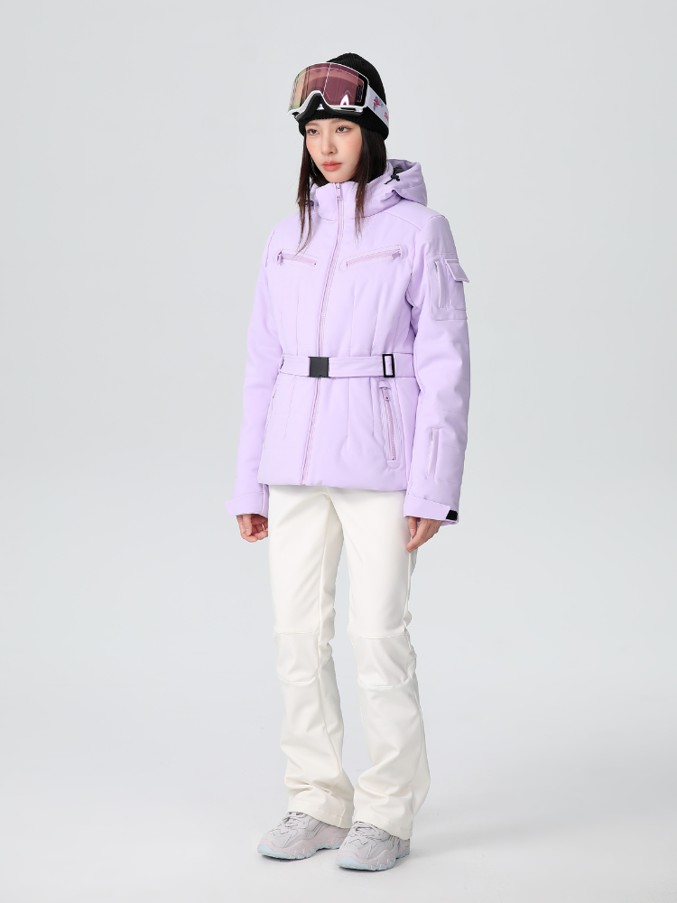 Chic Grid Insulated Ski Jacket - Women's | Searipe