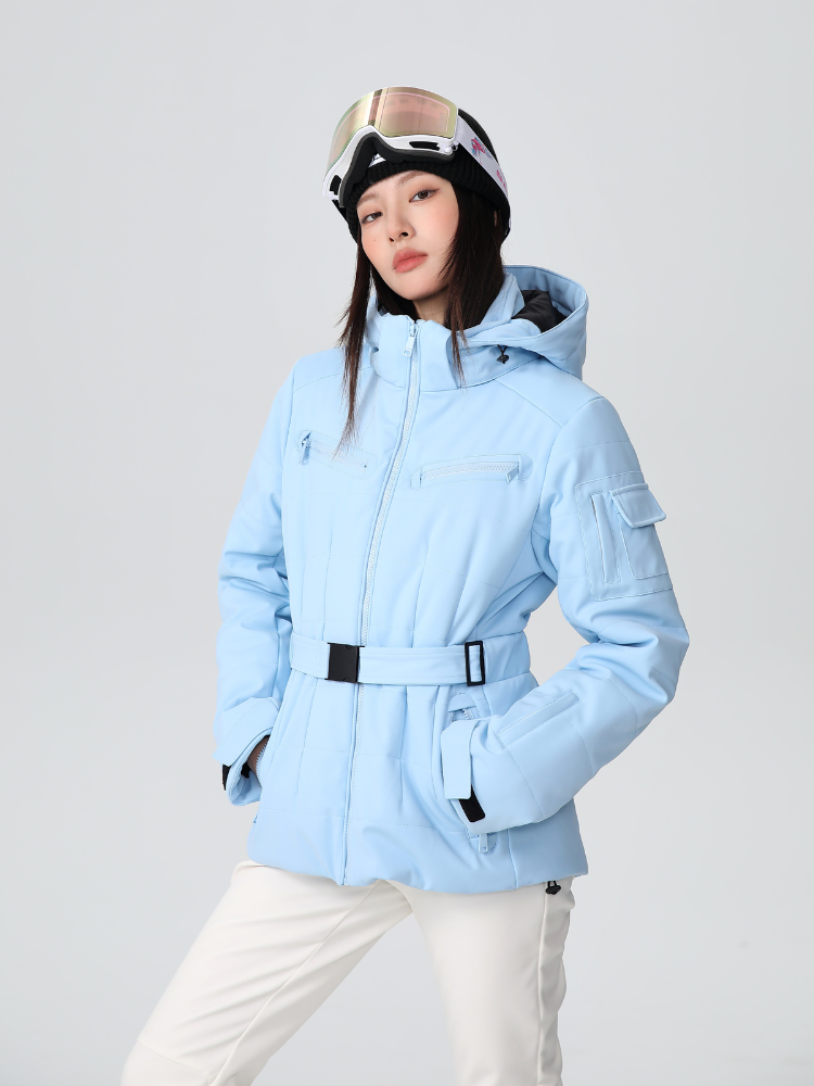 Chic Grid Insulated Ski Jacket - Women's | Searipe