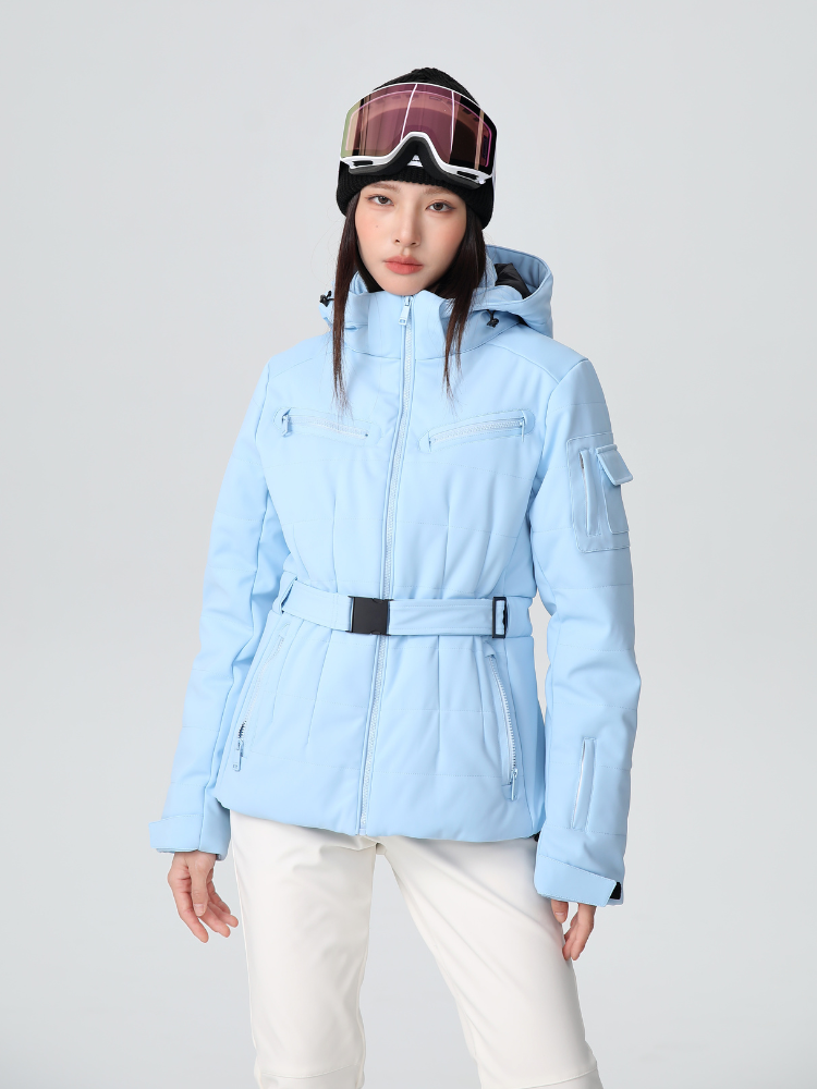 Chic Grid Insulated Ski Jacket - Women's | Searipe