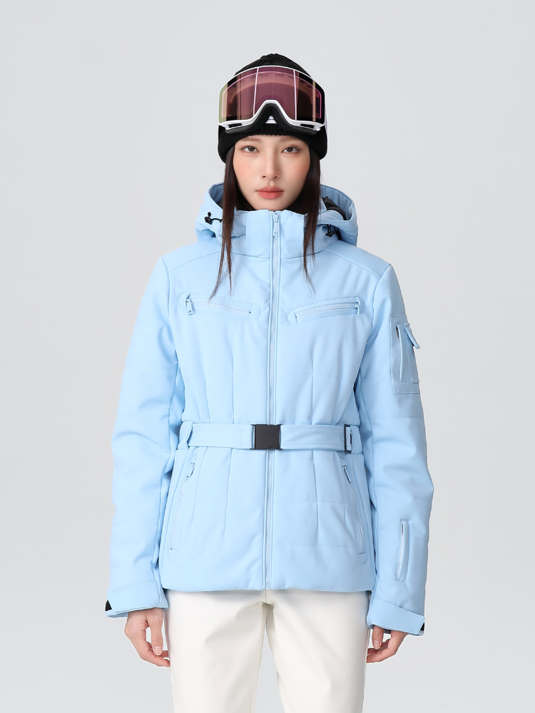 Chic Grid Insulated Ski Jacket - Women's | Searipe