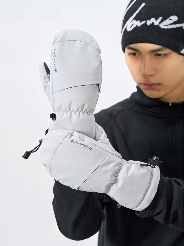Radiant Winter Snow Mittens - PrimaLoft | NANEND