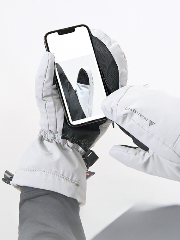 Radiant Winter Snow Mittens - PrimaLoft | NANEND