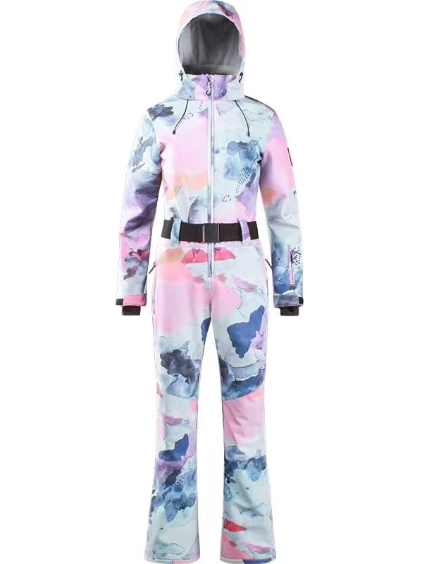 [Clearance] Sleek Belted Ski Suit – Women's | Gsou Snow