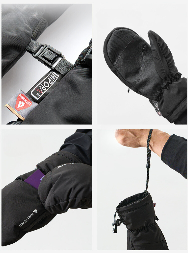 Radiant Winter Snow Mittens - PrimaLoft | NANEND
