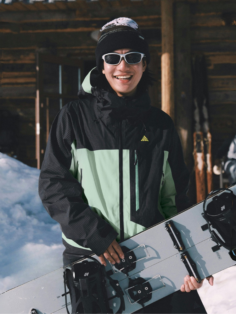 Waterproof & Cotton Color-blocked Ski Jacket - Men's | NANEND