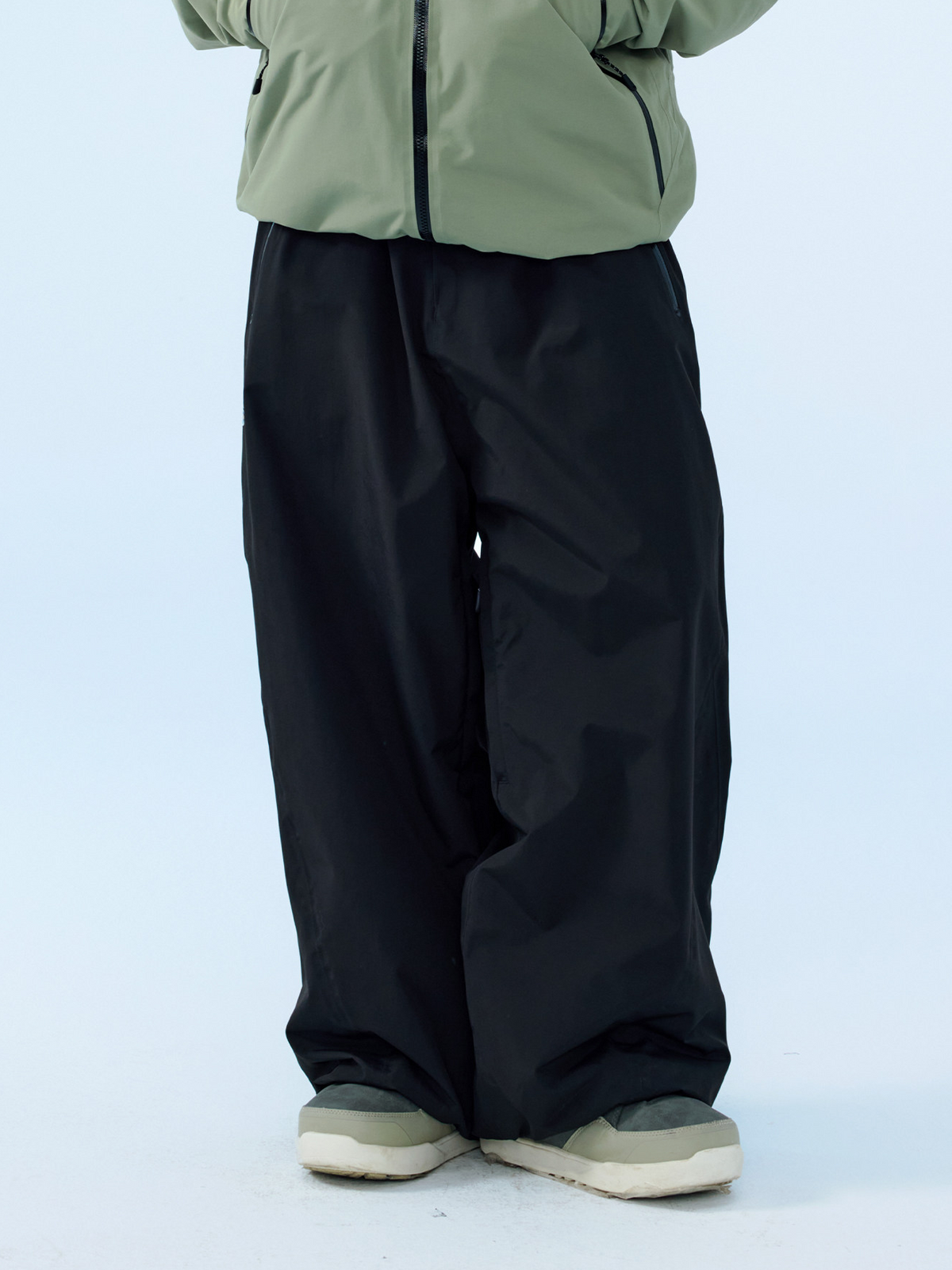 3L Mirage Fleece-Lined Baggy Ski Pants – Unisex | NANEND