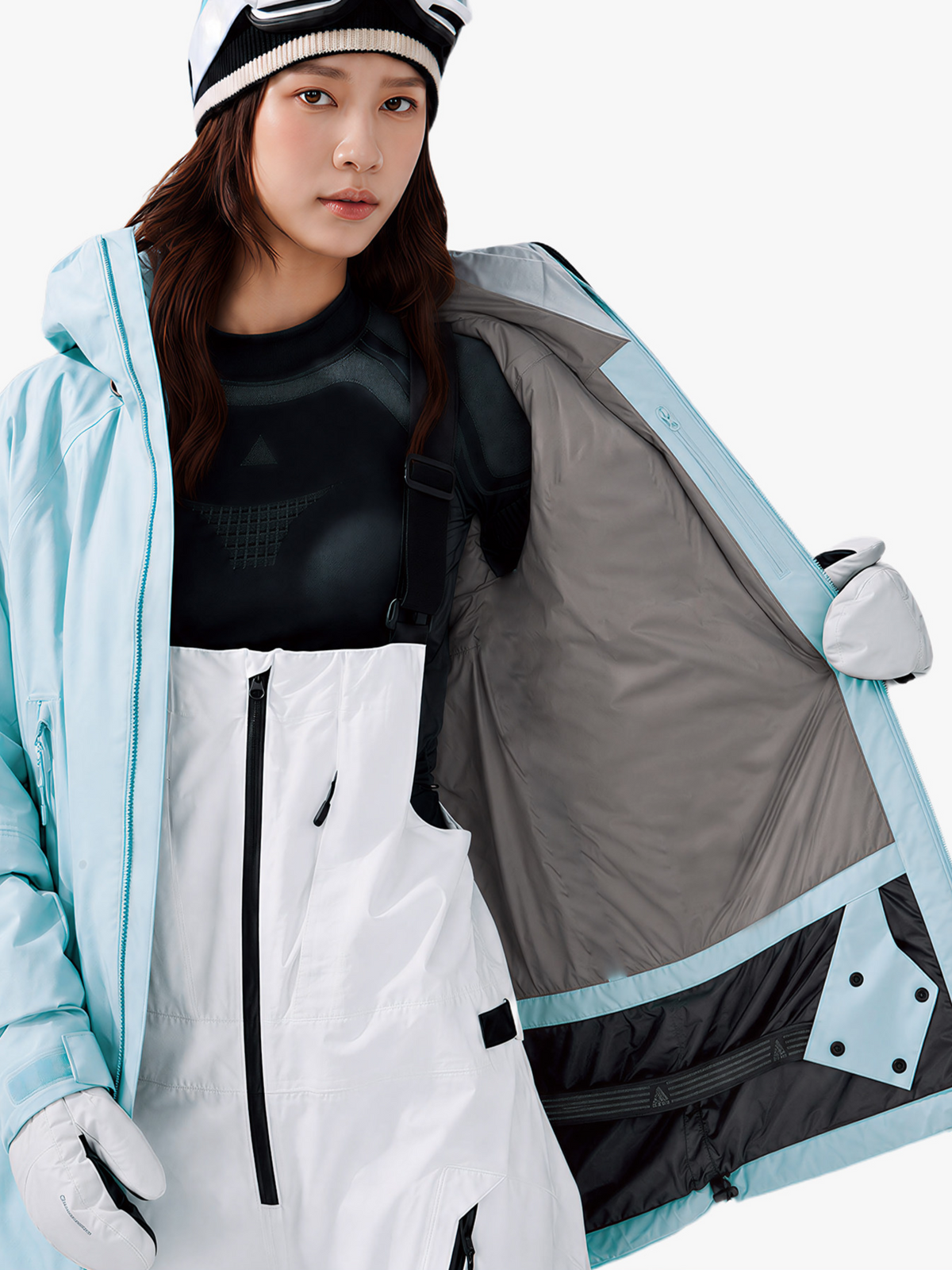 3L Mirage RECCO Insulated Ski Jacket – Unisex | NANEND