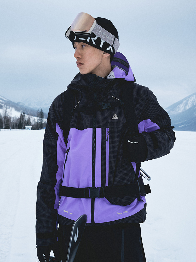 Waterproof & Cotton Color-blocked Ski Jacket - Men's | NANEND