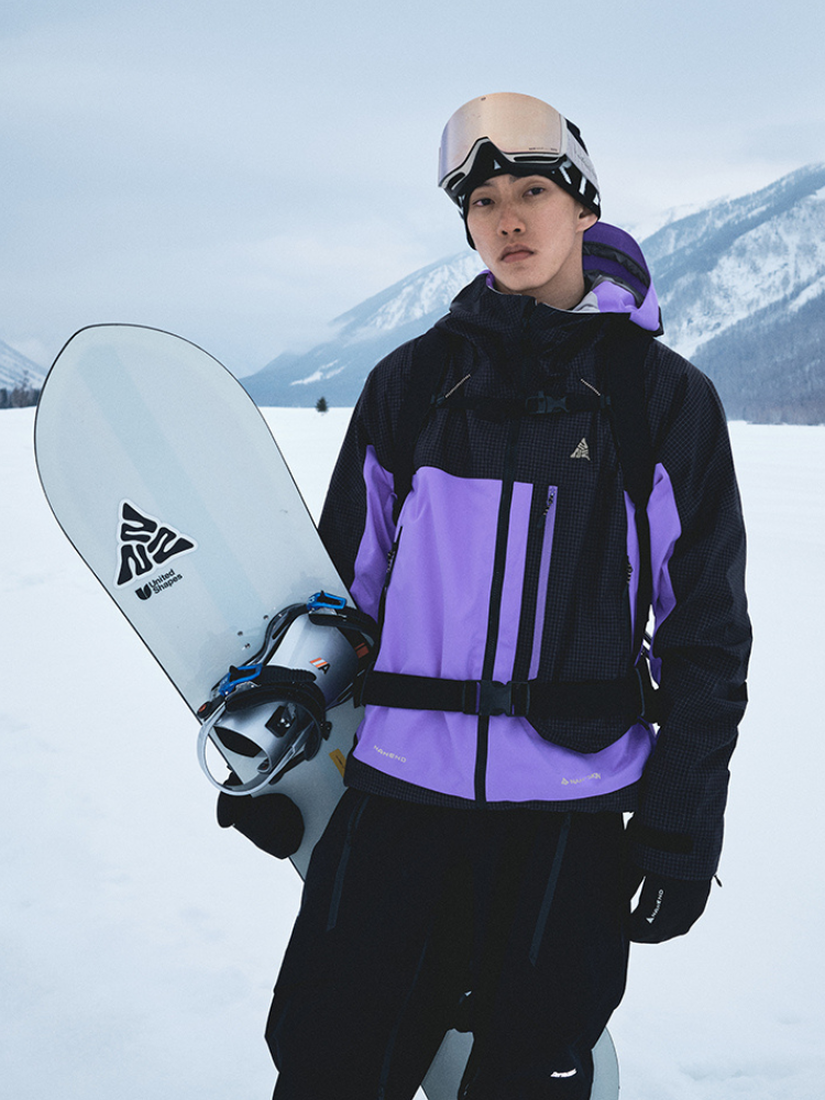 Waterproof & Cotton Color-blocked Ski Jacket - Men's | NANEND