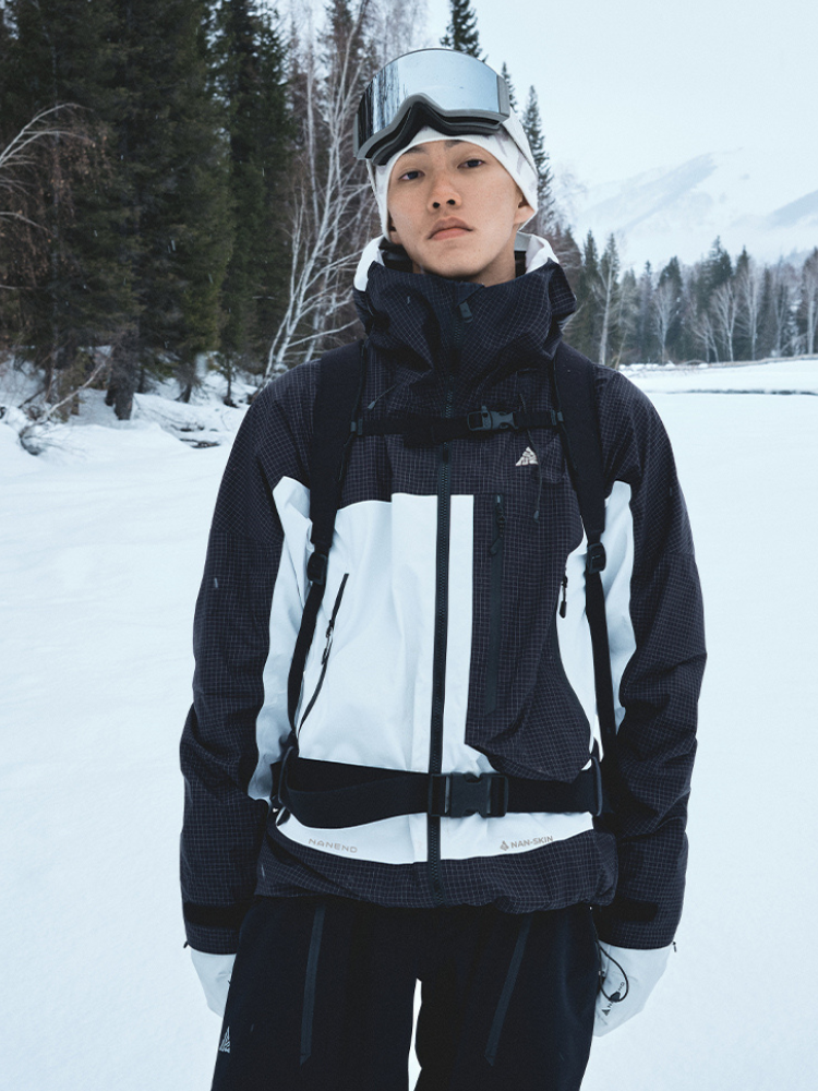 Waterproof & Cotton Color-blocked Ski Jacket - Men's | NANEND