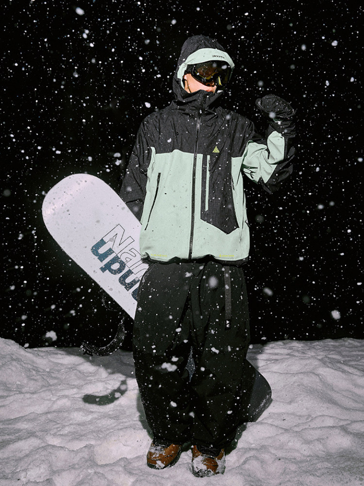 Waterproof & Cotton Color-blocked Ski Jacket - Men's | NANEND