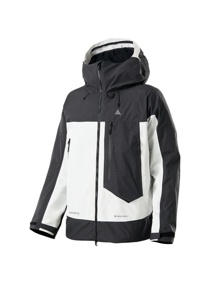 Waterproof & Cotton Color-blocked Ski Jacket- Women's | NANEND