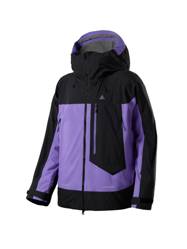 Waterproof & Cotton Color-blocked Ski Jacket- Women's | NANEND