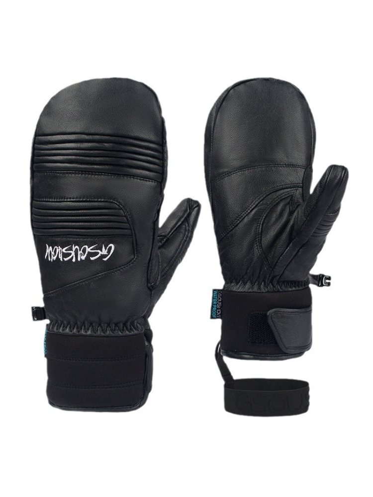 Goat Leather Ski Mittens | Gsou Snow