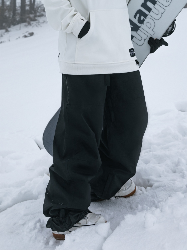 ReflectRide Loose Fit Snow Pants – Unisex | NANEND