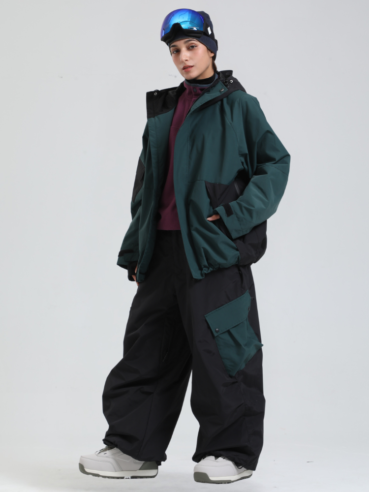 All-Mountain Baggy Snow Jacket - Women's| Gsou Snow