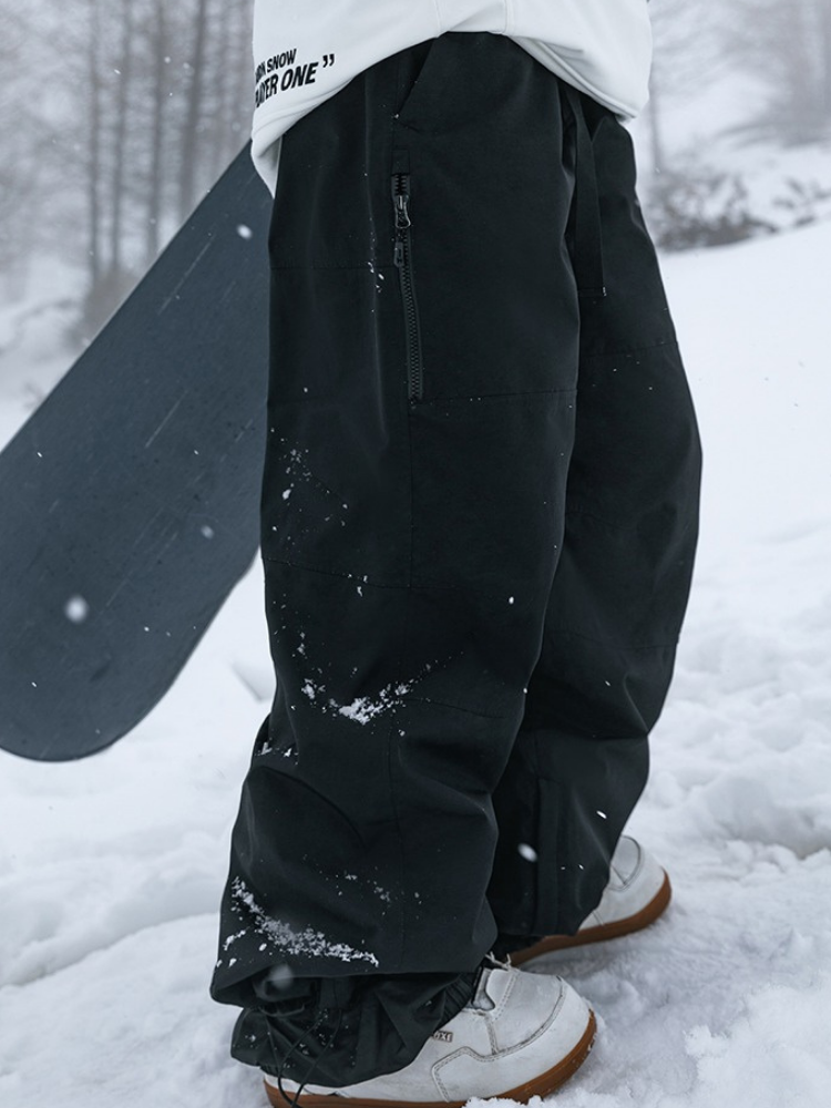 ReflectRide Loose Fit Snow Pants – Unisex | NANEND