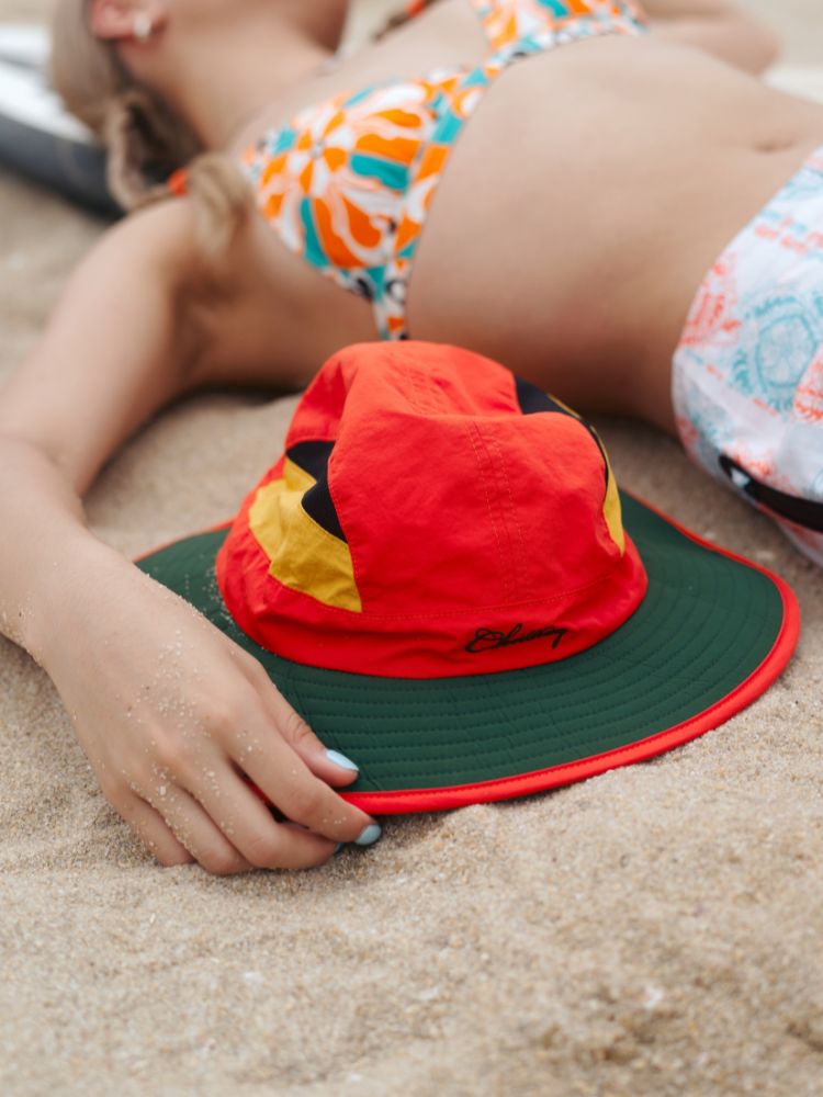 Wide Brim Convertible Surf Sun Hat with Neck Cover – Unisex | ChillHang