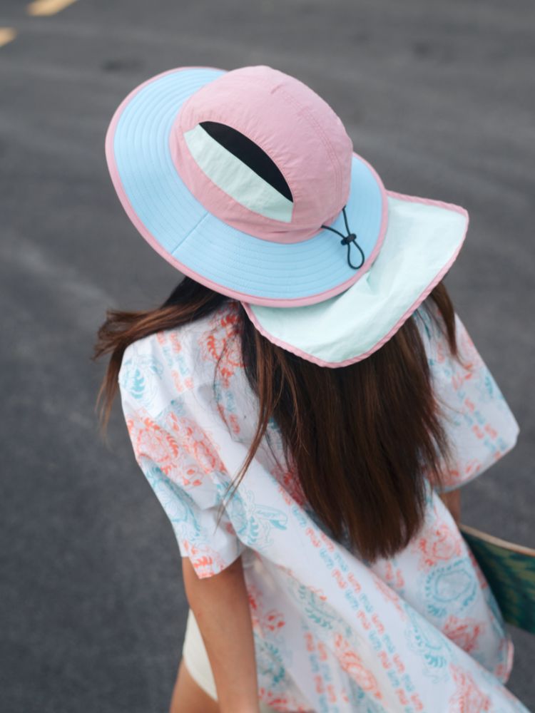[Clearance] Wide Brim Convertible Surf Sun Hat with Neck Cover – Unisex | ChillHang