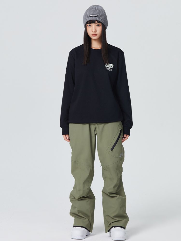 Diagonal Zipper Snow Pants - Men's | Searipe