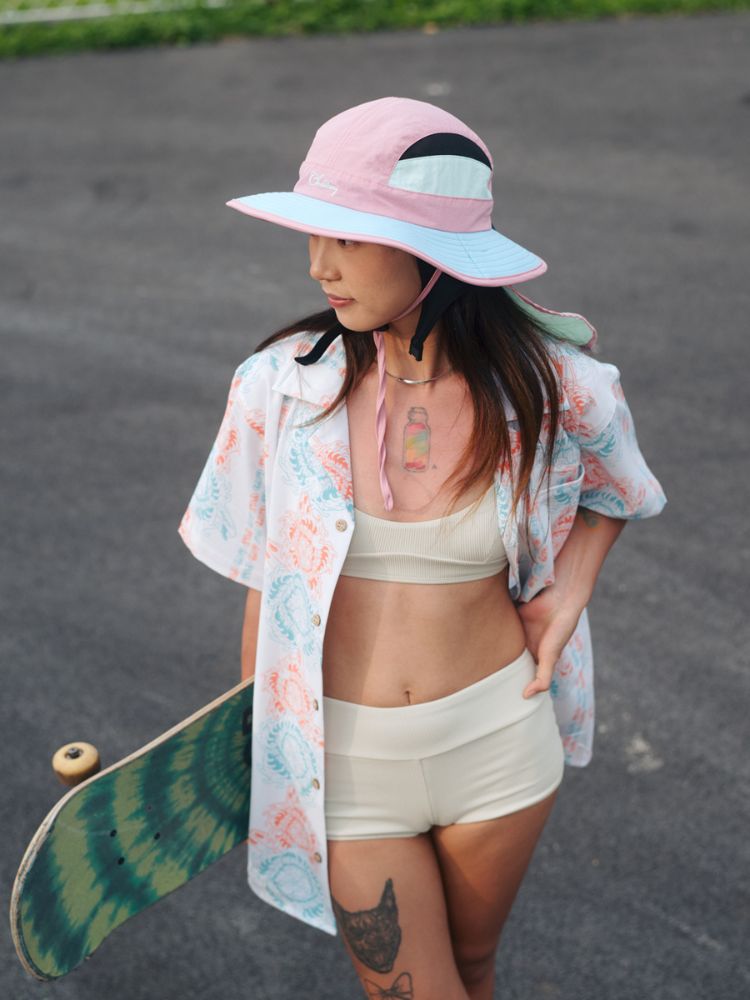 [Clearance] Wide Brim Convertible Surf Sun Hat with Neck Cover – Unisex | ChillHang