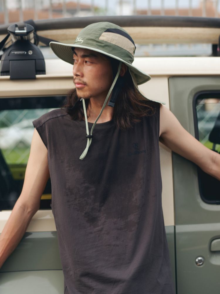 [Clearance] Wide Brim Convertible Surf Sun Hat with Neck Cover – Unisex | ChillHang