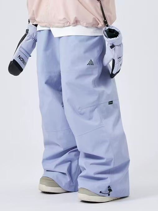 ReflectRide Loose Fit Snow Pants – Unisex | NANEND