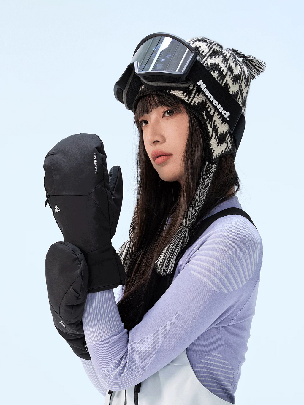 PrimaLoft Gold Hybrid Finger Ski Mittens – Unisex | NANEND