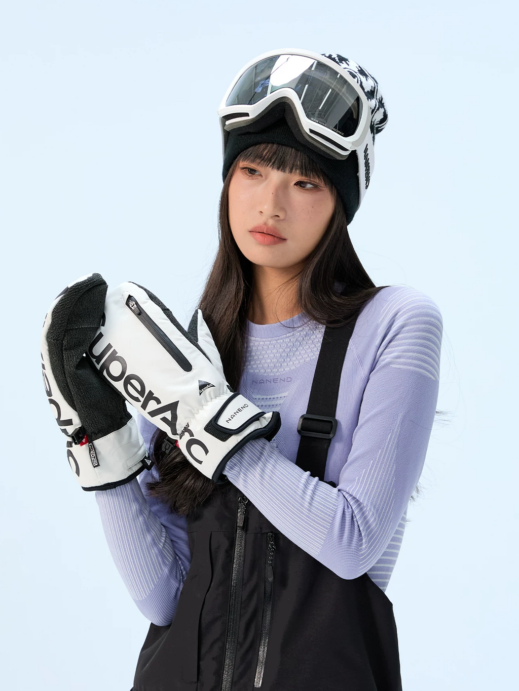 3L PrimaLoft Protective Snowboard Mittens – Unisex | NANEND