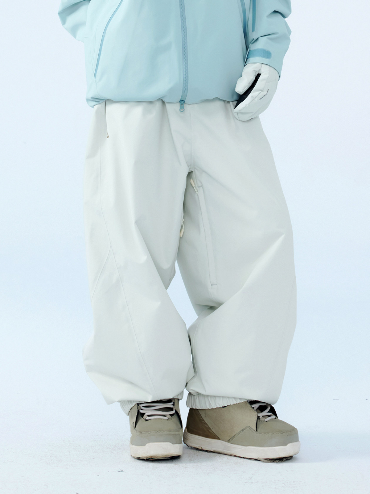 3L Mirage Fleece-Lined Baggy Ski Pants – Unisex | NANEND