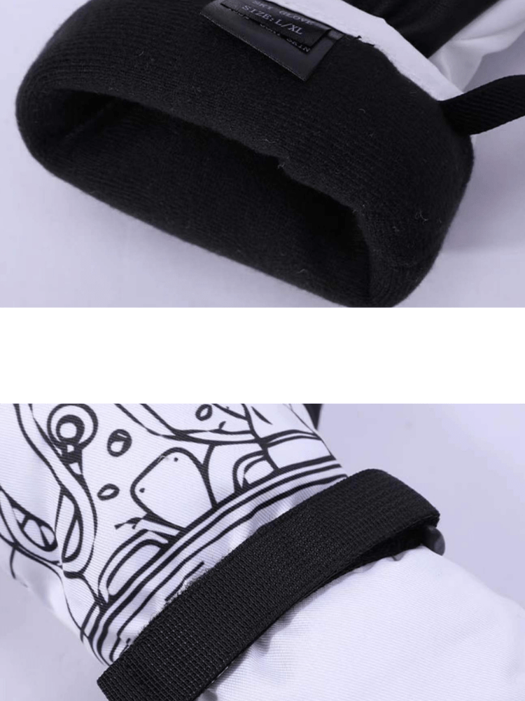 Shaped Long Mittens | Doorek