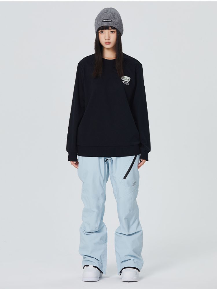 [Clearance] Diagonal Zipper Snow Pants - Unisex | Searipe