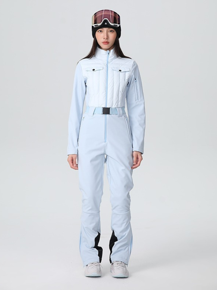 Luxe Insulated Slim-Fit Ski Jumpsuit - Women's | Searipe