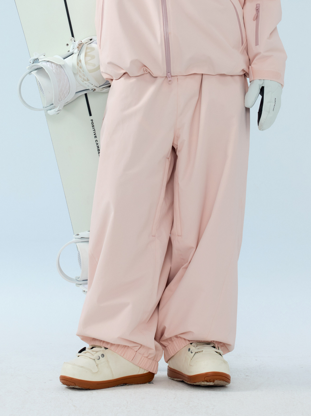 3L Mirage Fleece-Lined Baggy Ski Pants – Unisex | NANEND